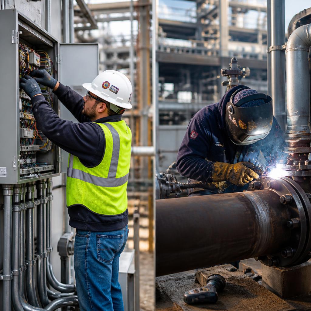 Industrial Construction jobsite example